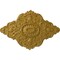 Ekena Millwork Ashford Ceiling Medallion, Hand-Painted Pharaohs Gold, 42 3/4"W x 28 7/8"H x 1"P CM42X28ASPGS - alternate 1